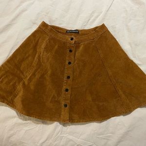 Brown Suede Brandy Melville Skirt